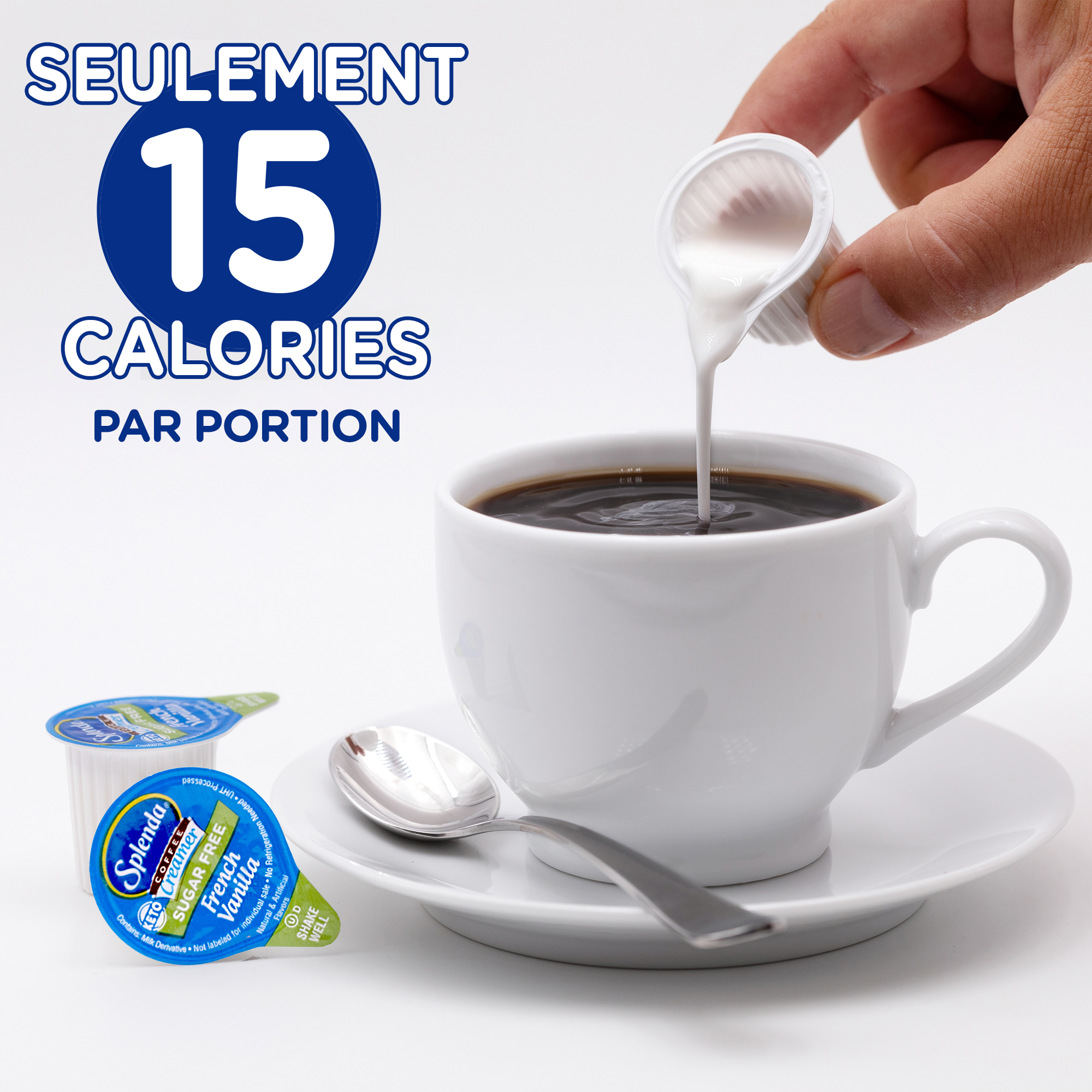 Splenda® Français Tasses de crème à café à la vanille